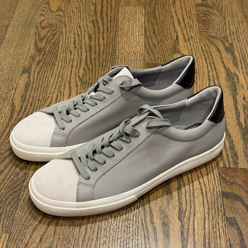 Vince Fulton Leather Suede gray mens sneakers size 12
